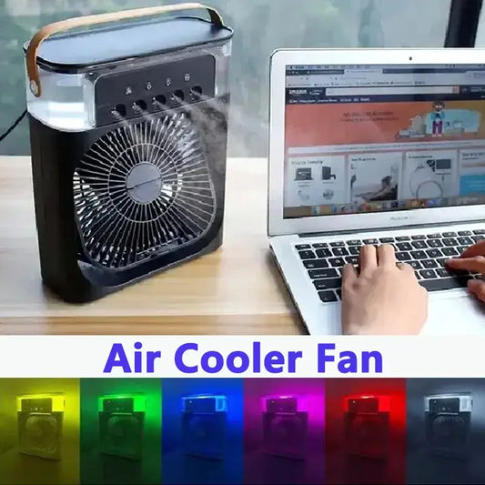 3-in-1 Portable Fan with LED Night Light